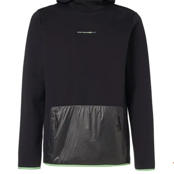 Oakley Tech OTH Men’s SZ Medium Blackout Green Hoodie Sweatshirt Pocket - Picture 3 of 8